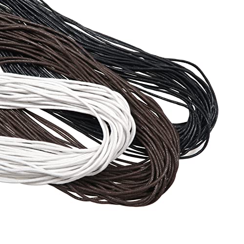 TOAOB 105 Meters Gewachste Baumwollschnur Wachsband Baumwollkordel Durchmesser 2 mm für Schmuckherstellung DIY Handwerk Machen TOAOB 105 Meters Gewachste Baumwollschnur Wachsband Baumwollkordel Durchmesser 2 mm für Schmuckherstellung DIY Handwerk Machen von TOAOB THE ONE AND ONLY BABY
