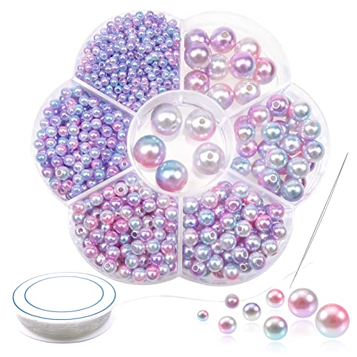 TOAOB 1160 Stück Kunstperle mit Loch Runde Perlen set zum Auffädeln Schmuck Perlen Verlaufsfarbe 3mm 4mm 5mm 6mm 8mm 10mm 12mm für Dekorieren Kleidung Halsketten Armbänder TOAOB 1160 Stück Kunstperle mit Loch Runde Perlen set zum Auffädeln Schmuck Perlen Verlaufsfarbe 3mm 4mm 5mm 6mm 8mm 10mm 12mm für Dekorieren Kleidung Halsketten Armbänder von TOAOB THE ONE AND ONLY BABY