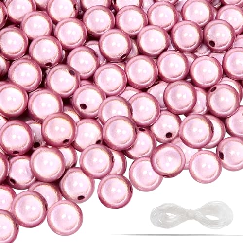 TOAOB 12 mm Acryl Reflektierende Perlen Rosa 120 Stück Wunderperlen Lllusionsperle für Armbänder Halsketten Schmuckherstellung Hübsch Unter Licht TOAOB 12 mm Acryl Reflektierende Perlen Rosa 120 Stück Wunderperlen Lllusionsperle für Armbänder Halsketten Schmuckherstellung Hübsch Unter Licht von TOAOB THE ONE AND ONLY BABY