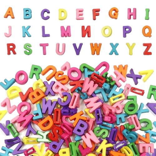 TOAOB 130 Stück Bunt A bis Z Buchstabenperlen Groß Acryl Kunststoffperlen für Schlüsselanhänger Armbänder Bastelarbeiten Schmuckherstellung TOAOB 130 Stück Bunt A bis Z Buchstabenperlen Groß Acryl Kunststoffperlen für Schlüsselanhänger Armbänder Bastelarbeiten Schmuckherstellung von TOAOB THE ONE AND ONLY BABY