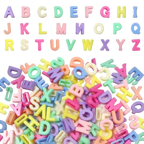 TOAOB 130 Stück Mehrfarbig A bis Z Buchstabenperlen Groß Acryl Kunststoffperlen für Schlüsselanhänger Armbänder Bastelarbeiten Schmuckherstellung TOAOB 130 Stück Mehrfarbig A bis Z Buchstabenperlen Groß Acryl Kunststoffperlen für Schlüsselanhänger Armbänder Bastelarbeiten Schmuckherstellung von TOAOB THE ONE AND ONLY BABY