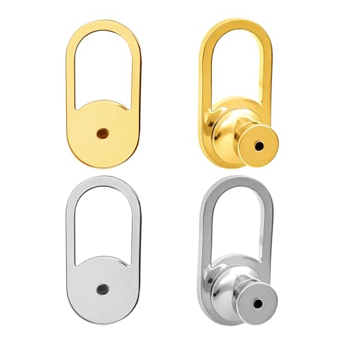 TOAOB 2 Paar Messing 18K Vergoldet Ohrstopper Earring Backs Ohrring Verschlüsse Ohrringverschlüsse Stopper Gold Silber 16 x 8 mm für Ohrringe Schmuckherstellung TOAOB 2 Paar Messing 18K Vergoldet Ohrstopper Earring Backs Ohrring Verschlüsse Ohrringverschlüsse Stopper Gold Silber 16 x 8 mm für Ohrringe Schmuckherstellung von TOAOB THE ONE AND ONLY BABY