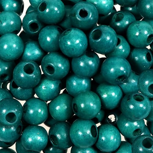 TOAOB 20 mm 100 Stück Holzperlen Großes Loch Runde Blaugrün Natürliche Lose Spacer Perlen für DIY Schmuck Herstellung TOAOB 20 mm 100 Stück Holzperlen Großes Loch Runde Blaugrün Natürliche Lose Spacer Perlen für DIY Schmuck Herstellung von TOAOB THE ONE AND ONLY BABY