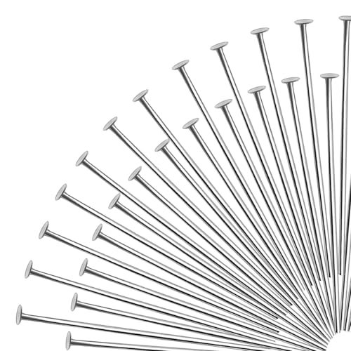 TOAOB 200 Stück 20 mm Nietstifte Kettelstifte Prismenstifte Silberton Messing für DIY Schmuckherstellung TOAOB 200 Stück 20 mm Nietstifte Kettelstifte Prismenstifte Silberton Messing für DIY Schmuckherstellung von TOAOB THE ONE AND ONLY BABY