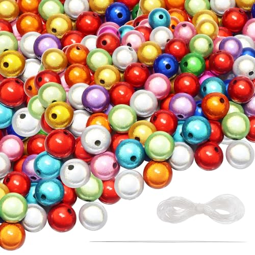 TOAOB 200 Stück Acryl Reflektierende Perlen Wunderperlen 8 mm Illusionsperle für Armbänder Halsketten Schmuckherstellung Hübsch Unter Licht TOAOB 200 Stück Acryl Reflektierende Perlen Wunderperlen 8 mm Illusionsperle für Armbänder Halsketten Schmuckherstellung Hübsch Unter Licht von TOAOB THE ONE AND ONLY BABY