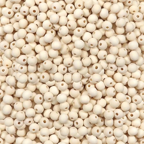 TOAOB 200 Stück Holzkugeln mit Loch 14 mm Holzperlen Runde Natur Natürliche Lose Spacer Perlen Holzperlen zum Auffädeln für DIY Schmuck Herstellung TOAOB 200 Stück Holzkugeln mit Loch 14 mm Holzperlen Runde Natur Natürliche Lose Spacer Perlen Holzperlen zum Auffädeln für DIY Schmuck Herstellung von TOAOB THE ONE AND ONLY BABY