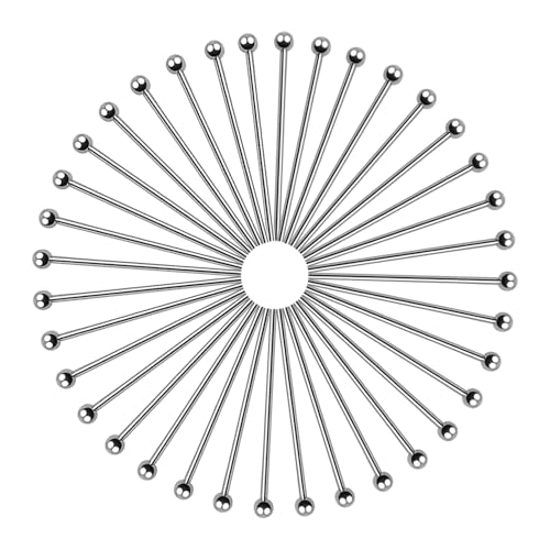 TOAOB 200 Stück Kopfnadeln Kugelkopfnadeln Edelstahl Nietstifte Kugelkopf 20mm für Ohrring Schmuckher stellung TOAOB 200 Stück Kopfnadeln Kugelkopfnadeln Edelstahl Nietstifte Kugelkopf 20mm für Ohrring Schmuckher stellung von TOAOB THE ONE AND ONLY BABY