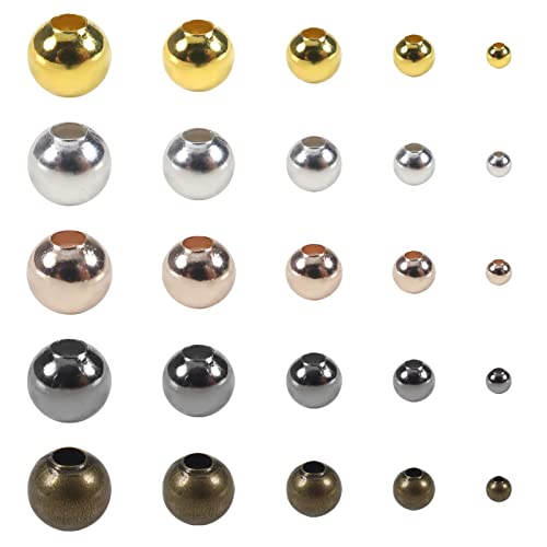 TOAOB 2700 Stück Sandwich Perle Runde Bulk Metall Abstandsperlen 2mm 3mm 4mm 5mm 6mm Silber plattiert Schwarz Gold Bronze Roségold Schmuck Halskette DIY Armband Handarbeit TOAOB 2700 Stück Sandwich Perle Runde Bulk Metall Abstandsperlen 2mm 3mm 4mm 5mm 6mm Silber plattiert Schwarz Gold Bronze Roségold Schmuck Halskette DIY Armband Handarbeit von TOAOB THE ONE AND ONLY BABY
