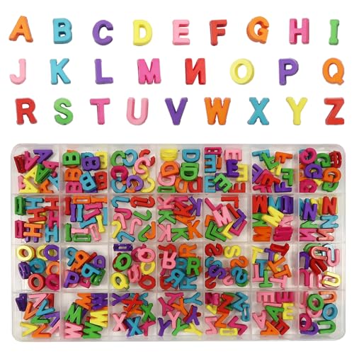 TOAOB 280 Stück Bunt A bis Z Buchstabenperlen Groß Acryl Kunststoffperlen für Schlüsselanhänger Armbänder Bastelarbeiten Schmuckherstellung TOAOB 280 Stück Bunt A bis Z Buchstabenperlen Groß Acryl Kunststoffperlen für Schlüsselanhänger Armbänder Bastelarbeiten Schmuckherstellung von TOAOB THE ONE AND ONLY BABY