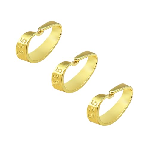 TOAOB 3 Stück Collierschlaufen 925 Sterling Silber Golden 7.2mm Anhängerschlaufen für Schmuck für Armband Ketten Halsketten Kettenverlängerung Diy Schmuckherstellung TOAOB 3 Stück Collierschlaufen 925 Sterling Silber Golden 7.2mm Anhängerschlaufen für Schmuck für Armband Ketten Halsketten Kettenverlängerung Diy Schmuckherstellung von TOAOB THE ONE AND ONLY BABY