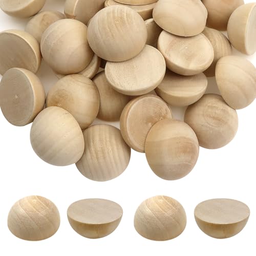 TOAOB 30 Stück 30mm Halbrunde Holzperlen Halbkugelförmig Natürliche Lose Perlen Cabochon für Gemälde DIY Schmuck Herstellung TOAOB 30 Stück 30mm Halbrunde Holzperlen Halbkugelförmig Natürliche Lose Perlen Cabochon für Gemälde DIY Schmuck Herstellung von TOAOB THE ONE AND ONLY BABY