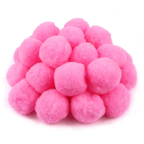 TOAOB 30 Stück Pompons zum Basteln Groß 5 cm Rosa Pompom Flauschigen Plüsch set Bälle Kunst Bommel für Dekorieren Verzieren Nähen DIY Lustige Kreativen Handwerk TOAOB 30 Stück Pompons zum Basteln Groß 5 cm Rosa Pompom Flauschigen Plüsch set Bälle Kunst Bommel für Dekorieren Verzieren Nähen DIY Lustige Kreativen Handwerk von TOAOB THE ONE AND ONLY BABY