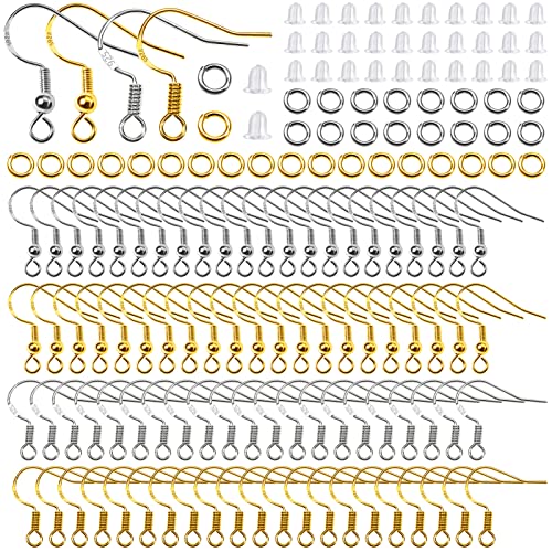 TOAOB 300 Stück 16x18mm 18x20mm Silberton Golden Kupfer Versilbert Ohrring Haken Ohrhaken mit Plastik Ohrstopper und Metall Sprungring für Ohrringe Schmuckherstellung TOAOB 300 Stück 16x18mm 18x20mm Silberton Golden Kupfer Versilbert Ohrring Haken Ohrhaken mit Plastik Ohrstopper und Metall Sprungring für Ohrringe Schmuckherstellung von TOAOB THE ONE AND ONLY BABY