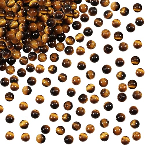 TOAOB 300 Stück 4 mm Natürliche Edelstein Perlen Tigerauge Runde Lose Perlen mit Loch zum Schmuck Basteln Auffädeln DIY Armband Halsketten Schmuckherstellung TOAOB 300 Stück 4 mm Natürliche Edelstein Perlen Tigerauge Runde Lose Perlen mit Loch zum Schmuck Basteln Auffädeln DIY Armband Halsketten Schmuckherstellung von TOAOB THE ONE AND ONLY BABY