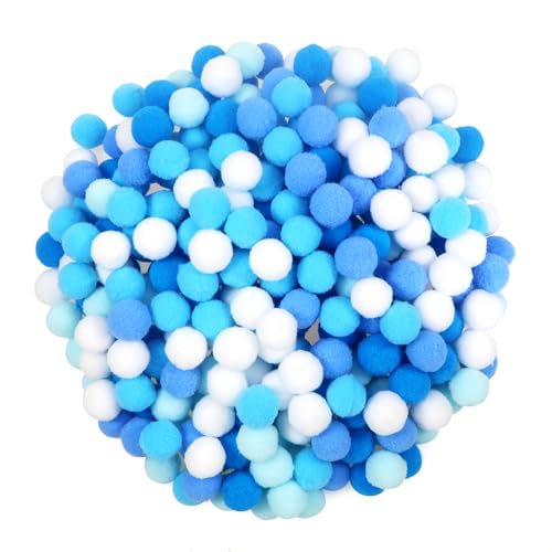 TOAOB 300 Stück Pompons 20mm Blau Serie Pompom Flauschigen Plüsch Set Bälle Kunst Bommel für Lustige DIY Kreative Handwerk TOAOB 300 Stück Pompons 20mm Blau Serie Pompom Flauschigen Plüsch Set Bälle Kunst Bommel für Lustige DIY Kreative Handwerk von TOAOB THE ONE AND ONLY BABY