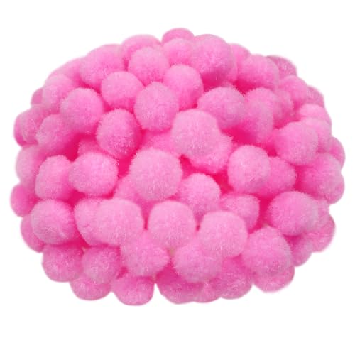 TOAOB 300 Stück Pompons 30 mm Rosa Pompom Flauschigen Plüsch Set Bälle Kunst Bommel für Lustige DIY Kreative Handwerk von TOAOB THE ONE AND ONLY BABY