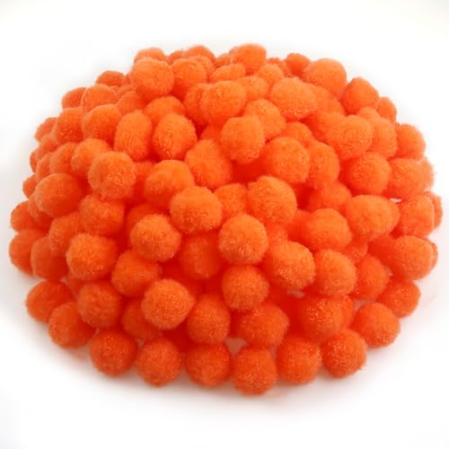 TOAOB 300 Stück Pompons Orange 20 mm Klein Pompom Flauschigen Plüsch Set Bälle Kunst Bommel für Lustige DIY Kreative Handwerk von TOAOB THE ONE AND ONLY BABY