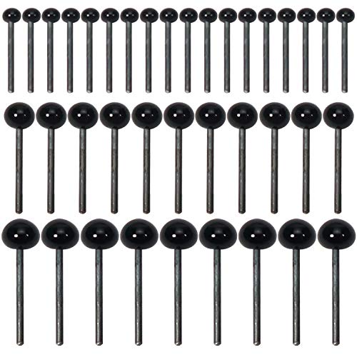 TOAOB 300 Stück Schwarz Mini Glasaugen Kits 2 mm 3 mm 4 mm für Puppenherstellung Nadelfilz Handwerk TOAOB 300 Stück Schwarz Mini Glasaugen Kits 2 mm 3 mm 4 mm für Puppenherstellung Nadelfilz Handwerk von TOAOB THE ONE AND ONLY BABY