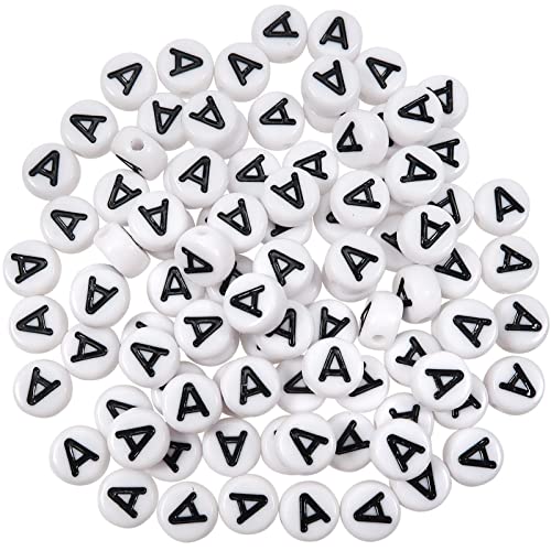 TOAOB 500 Stück 4x7mm Buchstabenperlen Vokale Weiß Buchstabenperlen A Rund Acryl Spacer Perlen für Schmuckherstellung TOAOB 500 Stück 4x7mm Buchstabenperlen Vokale Weiß Buchstabenperlen A Rund Acryl Spacer Perlen für Schmuckherstellung von TOAOB THE ONE AND ONLY BABY