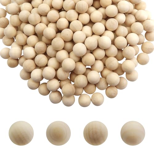 TOAOB 500 Stücke Holzkugeln Ohne Loch 10mm Runde Natürliche Lose Spacer Perlen Unlackiert Naturholz Holzperlen Bastelperlen für DIY Schmuck Herstellung zum Basteln TOAOB 500 Stücke Holzkugeln Ohne Loch 10mm Runde Natürliche Lose Spacer Perlen Unlackiert Naturholz Holzperlen Bastelperlen für DIY Schmuck Herstellung zum Basteln von TOAOB THE ONE AND ONLY BABY