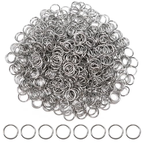 TOAOB 700 Stück Jump Ringe Spaltringe 8 mm Edelstahl Stahlfarbe Sprungringe Offene Biegeringe Verbindungsringe für DIY Schmuckherstellung Halsketten Armband Schlüsselanhänger TOAOB 700 Stück Jump Ringe Spaltringe 8 mm Edelstahl Stahlfarbe Sprungringe Offene Biegeringe Verbindungsringe für DIY Schmuckherstellung Halsketten Armband Schlüsselanhänger von TOAOB THE ONE AND ONLY BABY