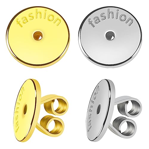 TOAOB 8 Stück 18K Vergoldet Ohrring Verschlüsse 925 Silber Schmetterling Verschluss Ohrringe Rücken Stopper Ohrstopper Ohrringheber 8mm Earring Backs für Ohrstecker Schmuckherstellung von TOAOB THE ONE AND ONLY BABY