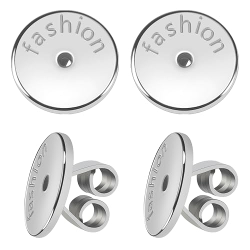 TOAOB 8 Stück Silber Ohrring Verschlüsse Messing Schmetterling Verschluss Ohrringe Rücken Stopper Ohrstopper Ohrringheber 8mm Earring Backs für Ohrstecker Schmuckherstellung von TOAOB THE ONE AND ONLY BABY