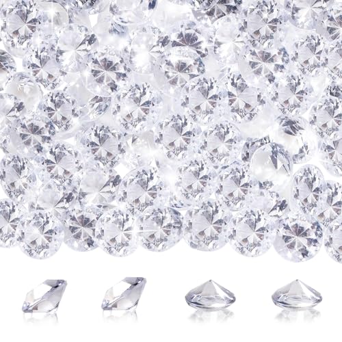 TOAOB 80 Stück Deko Diamanten 20mm Acryl Kristalle Transparent Diamantkristalle Dekosteine Tischdeko Diamanten Streudeko Hochzeit Dekoration von TOAOB THE ONE AND ONLY BABY
