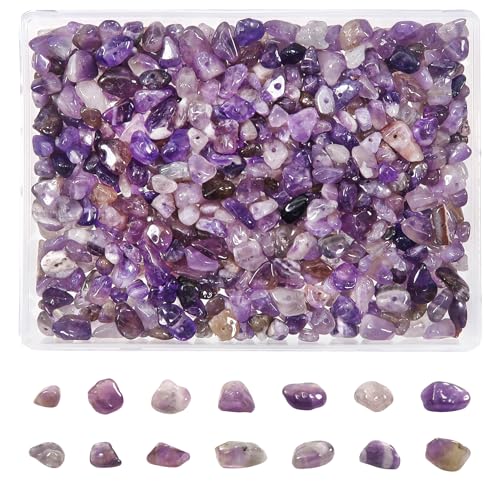 TOAOB Amethyst 500 Stück Perlen zum Auffädeln Kristalle Perlen Kristall Steine Perlen für Armbänder Ketten Ohrringe Schmuck Machen Crafting Natürlichen Unregelmäßige Gebohrt Schmuck Machen Craftin TOAOB Amethyst 500 Stück Perlen zum Auffädeln Kristalle Perlen Kristall Steine Perlen für Armbänder Ketten Ohrringe Schmuck Machen Crafting Natürlichen Unregelmäßige Gebohrt Schmuck Machen Craftin von TOAOB THE ONE AND ONLY BABY