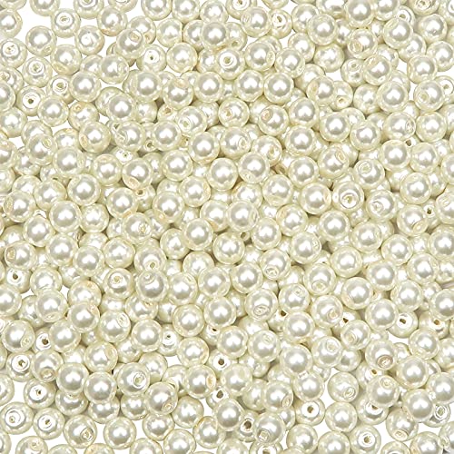 Toaob 500 Stück 6 mm runde Glasperlen mit Nadeln, einfaches Einfädeln, für Tischdekoration, Hochzeit und Partyzubehör, Vasenfüller Toaob 500 Stück 6 mm runde Glasperlen mit Nadeln, einfaches Einfädeln, für Tischdekoration, Hochzeit und Partyzubehör, Vasenfüller von TOAOB THE ONE AND ONLY BABY