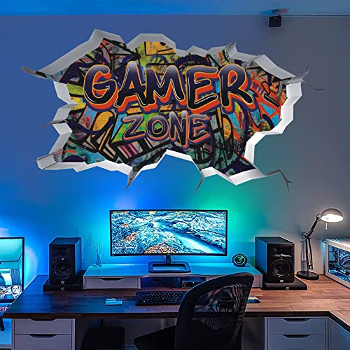 TOARTI 3D Wandtattoo Gamer,Wandtattoo Kinderzimmer Jungen,Orange Schwarz Gamer Poster,Gaming Wandbild für Schlafzimmer,Wandtattoo Junge Teenager,Videospiel Wandstikcer für Jugendzimmer Deko Geschenk TOARTI 3D Wandtattoo Gamer,Wandtattoo Kinderzimmer Jungen,Orange Schwarz Gamer Poster,Gaming Wandbild für Schlafzimmer,Wandtattoo Junge Teenager,Videospiel Wandstikcer für Jugendzimmer Deko Geschenk von TOARTi