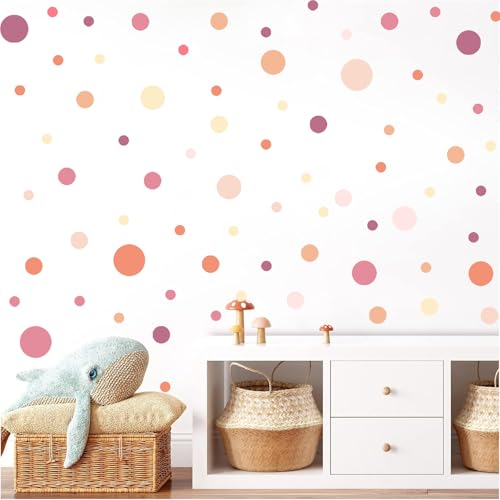 TOARTI Lichte Kreise Set Wandsticker Rosa Rot Punkte Kinderzimmer Wandtattoo Mädchen Jungen Babyzimmer Deko Dots Wandsticker Kinderzimmer TOARTI Lichte Kreise Set Wandsticker Rosa Rot Punkte Kinderzimmer Wandtattoo Mädchen Jungen Babyzimmer Deko Dots Wandsticker Kinderzimmer von TOARTi