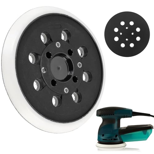 Schleifteller Professional Schleifteller Selbstklebendes Schleifplatte: TOATELU 8 Löcher Schleifteller, Ø125 mm Selbstklebendes SchleifgeräTe-Zubehör für Bosch PEX 300 AE 400 AE 4000 AE Accessoires von TOATELU