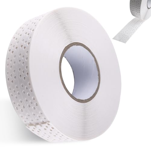 TOATELU Generisches Nahtabdeckband 5cm*40M, Kantenschutz Wand, Trockenbau Werkzeug, Wandrisse Ausbessern, Gipskarton Fugenband, PVC (40Mx5cm) von TOATELU
