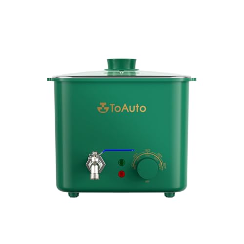 TOAUTO 4Qts Green Wax Melter für Kerzenherstellung - Elektrische Kerze Wachs Schmelzen Topf mit Quick Pour Ventil Wachs & Temperaturregelung für Kerzenhersteller Anfänger AC 230V TOAUTO 4Qts Green Wax Melter für Kerzenherstellung - Elektrische Kerze Wachs Schmelzen Topf mit Quick Pour Ventil Wachs & Temperaturregelung für Kerzenhersteller Anfänger AC 230V von TOAUTO