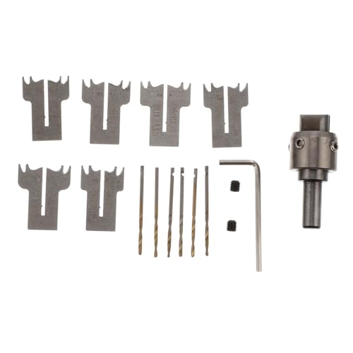 TOBBOMEY 1 Satz Holzring Maker Set Teiliges Ringbohrer Set für Holzarbeiten mit Klingen von Hochwertiges Holzwerkzeug für Präzise Ringe für DIY Projekte und Holzkünstler TOBBOMEY 1 Satz Holzring Maker Set Teiliges Ringbohrer Set für Holzarbeiten mit Klingen von Hochwertiges Holzwerkzeug für Präzise Ringe für DIY Projekte und Holzkünstler von TOBBOMEY