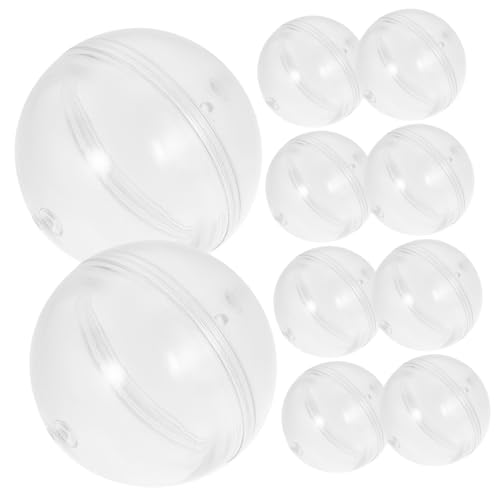 TOBBOMEY 10 Stück Gacha Shell Kaugummikugeln Für Automatenkapseln, Partygeschenke, Goodie Bags, Füller Für Automatenkugeln, Automatenkapseln, Leere Kugeln In Großpackung Für Partys, von TOBBOMEY