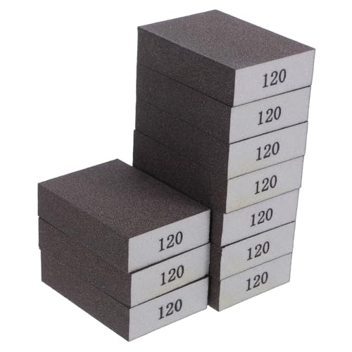 TOBBOMEY 10 Stück Teiliges Körnung Sandpapier Schwamm Doppelseitig Waschbar und Wiederverwendbar Flexibler Schleifblock für Holz Trockenbau Metall und Möbelpolitur mit Ergonomischem Griff TOBBOMEY 10 Stück Teiliges Körnung Sandpapier Schwamm Doppelseitig Waschbar und Wiederverwendbar Flexibler Schleifblock für Holz Trockenbau Metall und Möbelpolitur mit Ergonomischem Griff von TOBBOMEY