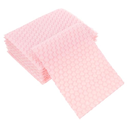 TOBBOMEY 10 Stück Teiliges Luftpolster versandtaschen in Stoßdämpfende Wiederverwendbare Schutzbeutel für Paketversand Verpackung und Umzug Stabile Plastikpolsterung mit Herzmuster von TOBBOMEY