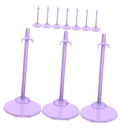 TOBBOMEY 10 Stück Teiliges Puppenständer Verstellbare Figurenhalterung mit Stabilem Sockel Wiederverwendbar Leicht und Kompakt zur Präsentation und Aufbewahrung von Puppen und TOBBOMEY 10 Stück Teiliges Puppenständer Verstellbare Figurenhalterung mit Stabilem Sockel Wiederverwendbar Leicht und Kompakt zur Präsentation und Aufbewahrung von Puppen und von TOBBOMEY