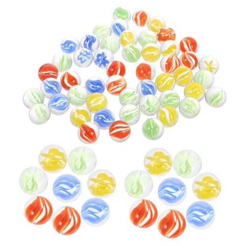 TOBBOMEY 100 Stück Glasperlen Mix Bunte Glas Murmeln Vasenfüllung Aquarium Dekoration Gartensteine Sicher für Fische Lebendige Farben für Outdoor und Indoor Deko TOBBOMEY 100 Stück Glasperlen Mix Bunte Glas Murmeln Vasenfüllung Aquarium Dekoration Gartensteine Sicher für Fische Lebendige Farben für Outdoor und Indoor Deko von TOBBOMEY