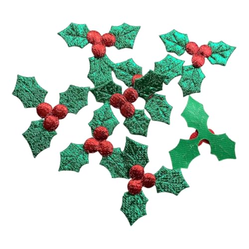 TOBBOMEY 100 Stück Teiliges DIY Weihnachtsdeko und Rote Früchte aus Gold Grünem für Handarbeiten Basteln Tür und Fensterdekoration Kunsthandwerk TOBBOMEY 100 Stück Teiliges DIY Weihnachtsdeko und Rote Früchte aus Gold Grünem für Handarbeiten Basteln Tür und Fensterdekoration Kunsthandwerk von TOBBOMEY
