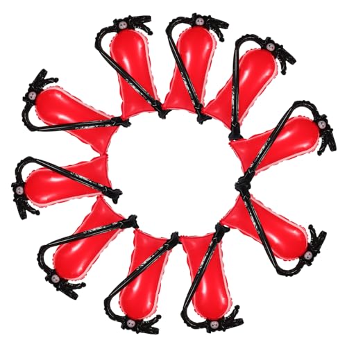 TOBBOMEY Partyzubehör Zur Feuerwehr 10er-pack Feuerlöscher-ballons Aufblasbare Feuerlöscher-form Für Jungen Und Mädchen von TOBBOMEY