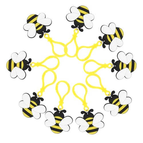 TOBBOMEY 12 Stück Teiliges Bienen Schlüsselanhänger aus Langlebigem Süße Taschen Rucksackanhänger für Partygeschenke Geburtstag Hochzeit und Vielseitige Dekoration Zufällige TOBBOMEY 12 Stück Teiliges Bienen Schlüsselanhänger aus Langlebigem Süße Taschen Rucksackanhänger für Partygeschenke Geburtstag Hochzeit und Vielseitige Dekoration Zufällige von TOBBOMEY