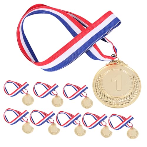 TOBBOMEY 12 Stücke Metall Medaille Wettbewerb Versorgung Belohnung Spielzeug Medaillen Home Desktop Decor Student Awards Wettbewerb Medaille Belohnung Award Zubehör von TOBBOMEY