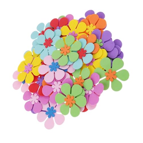 TOBBOMEY 120 Stück Teiliges DIY Blütenornament Filzblumenähnliche Kleine Schaumstoffblumen Verarbeitung Zarte Dekoration für Bastelprojekte Kindergarten und Klassenzimmerdeko TOBBOMEY 120 Stück Teiliges DIY Blütenornament Filzblumenähnliche Kleine Schaumstoffblumen Verarbeitung Zarte Dekoration für Bastelprojekte Kindergarten und Klassenzimmerdeko von TOBBOMEY