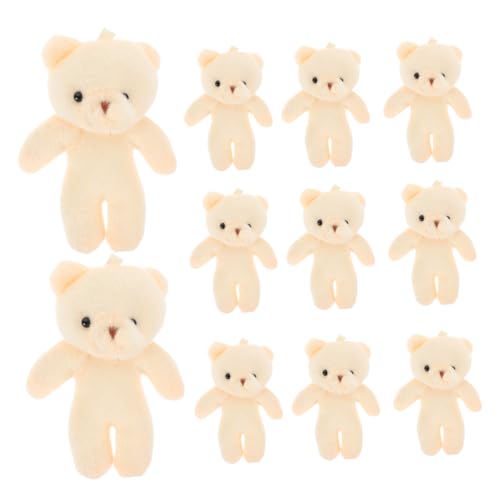 TOBBOMEY 12Stücke Teiliges Bärenanhänger Multifunktionale Süße Bärenfiguren zur Dekoration für Kindergeburtstag und Kreative DIY Projekte von TOBBOMEY