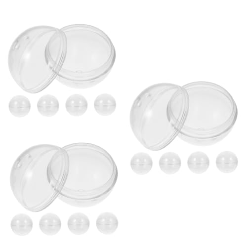 TOBBOMEY 15 Stück Gacha Muscheln, Osterkorb, Geschenkfüller, Partygeschenke, Verkaufsautomat, Transparente Kapseln, Spielzeugkapseln, Verkaufsautomat, Verkaufsautomat, Runde Kapseln, TOBBOMEY 15 Stück Gacha Muscheln, Osterkorb, Geschenkfüller, Partygeschenke, Verkaufsautomat, Transparente Kapseln, Spielzeugkapseln, Verkaufsautomat, Verkaufsautomat, Runde Kapseln, von TOBBOMEY