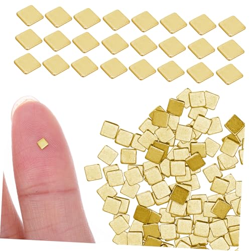 TOBBOMEY 150 Stk. Schmuck Lötchips aus Kupfer Goldbeschichtete Lötplättchen Präzise Schmuckreparatur Zuverlässige Verbindung für Feine Lötarbeiten und DIY Projekte TOBBOMEY 150 Stk. Schmuck Lötchips aus Kupfer Goldbeschichtete Lötplättchen Präzise Schmuckreparatur Zuverlässige Verbindung für Feine Lötarbeiten und DIY Projekte von TOBBOMEY