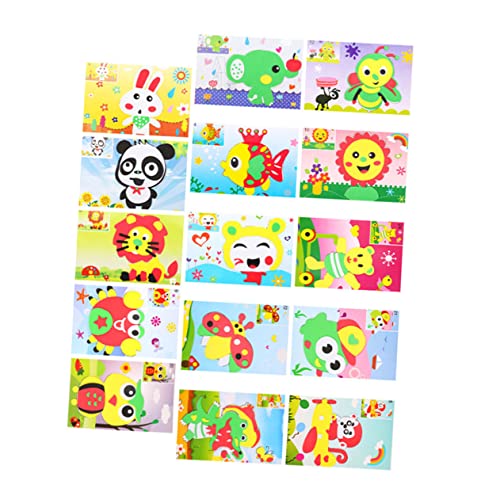 TOBBOMEY 15St 3D-Aufkleber Bastelaufkleber-Kit zum Selbermachen Schaumstoff-Aufkleber Bastel-DIY-Sticker-Kits für Kleinkind Aufkleber Eva TOBBOMEY 15St 3D-Aufkleber Bastelaufkleber-Kit zum Selbermachen Schaumstoff-Aufkleber Bastel-DIY-Sticker-Kits für Kleinkind Aufkleber Eva von TOBBOMEY